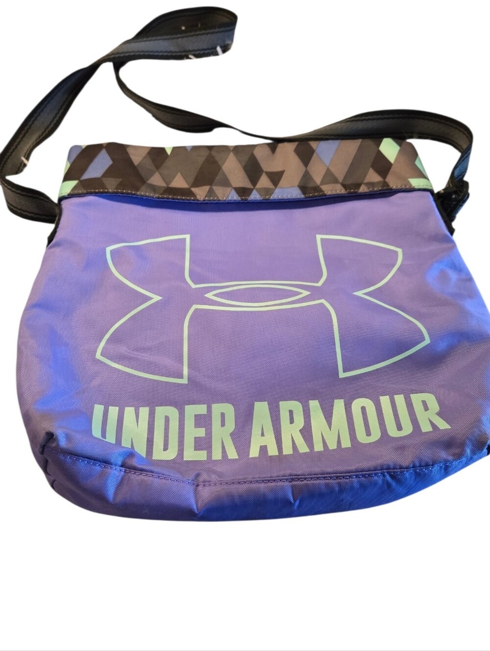 Under Armour Lavender Crossbody Bag with Mint Logo